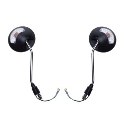 Set oglinzi universale moto-atv cu semnalizari, rotunde, M10X1.25