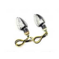 Set semnalzari cu led-uri, oval, carbon