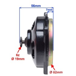 Oala ambreiaj Pocket Bike, pinion 6 dinti, Rival Store