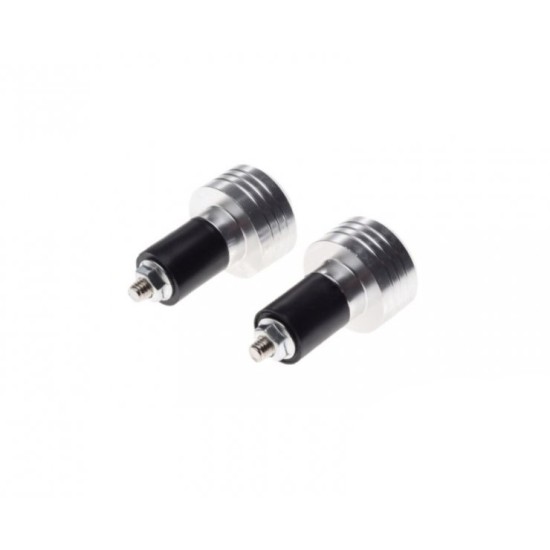 Set 2 capeti de ghidon moto Rival Store, F11, argintiu