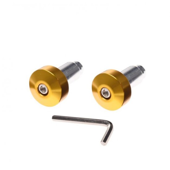 Set 2 capeti de ghidon moto Rival Store, F16, auriu