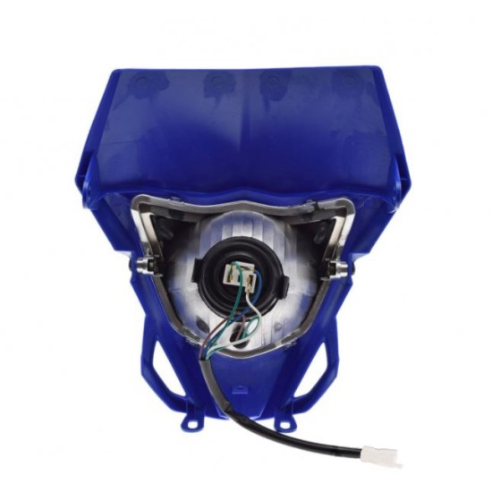 Carena si far fata cu prinderi universal cross-enduro Rival Store, albastru