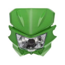 Carena si far fata cu prinderi universal cross-enduro Rival Store, verde