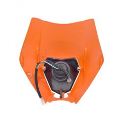 Carena si far fata cu prinderi universal cross-enduro Rival Store, F2 portocaliu