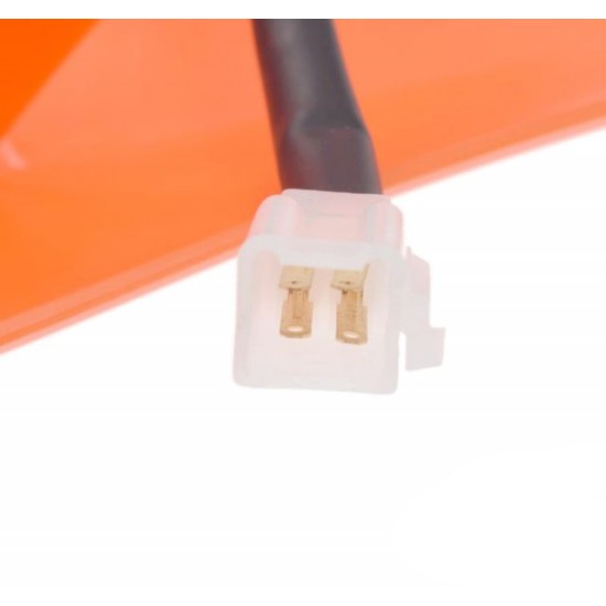 Carena si far fata cu prinderi universal cross-enduro Rival Store, F2 portocaliu