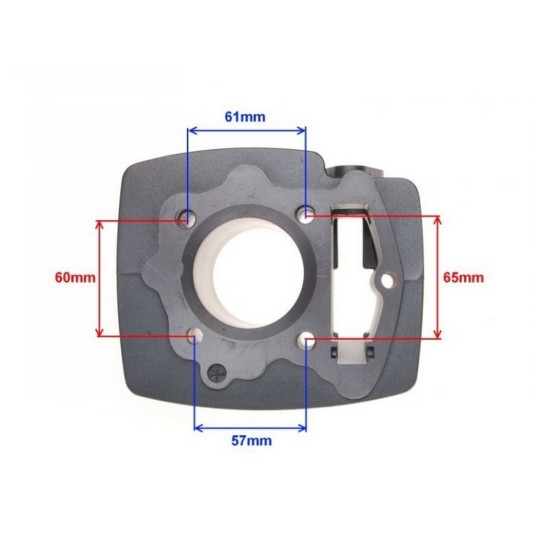 Kit cilindru moto Honda CB 125 56.5mm 156FMI